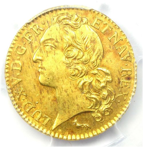 French Royal Louis XV Gold Coin