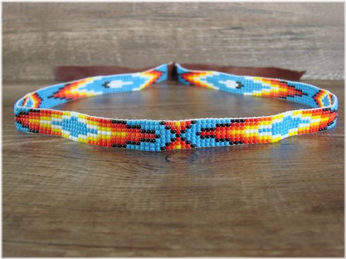 Southwest Spirit Beaded Hat Band