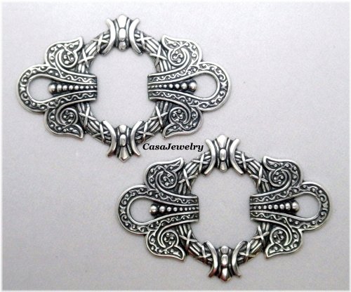 Timeless Sterling Silver Open Center Components - Set of 2