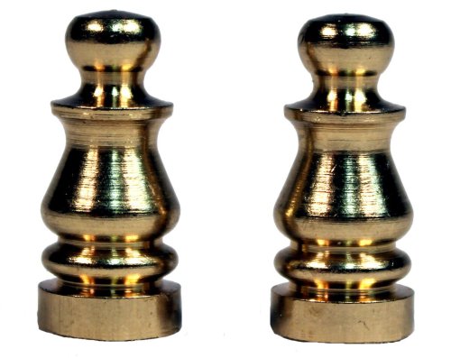 Brass Plated Finials (Pack of 2)