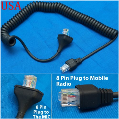 8-Pin Mic Cable for Kenwood Radios