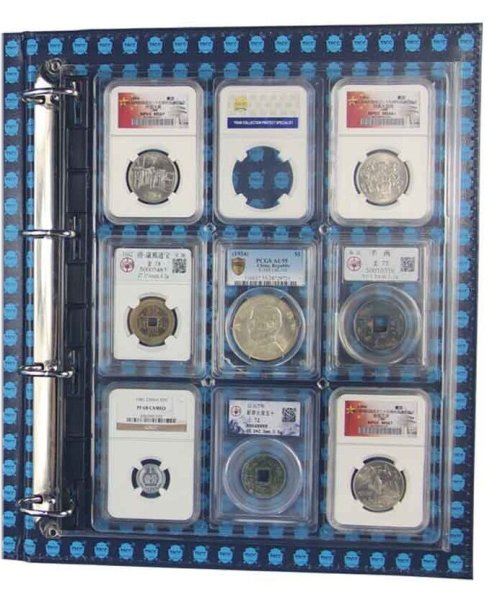 Certified Coin Slab Binder Pages