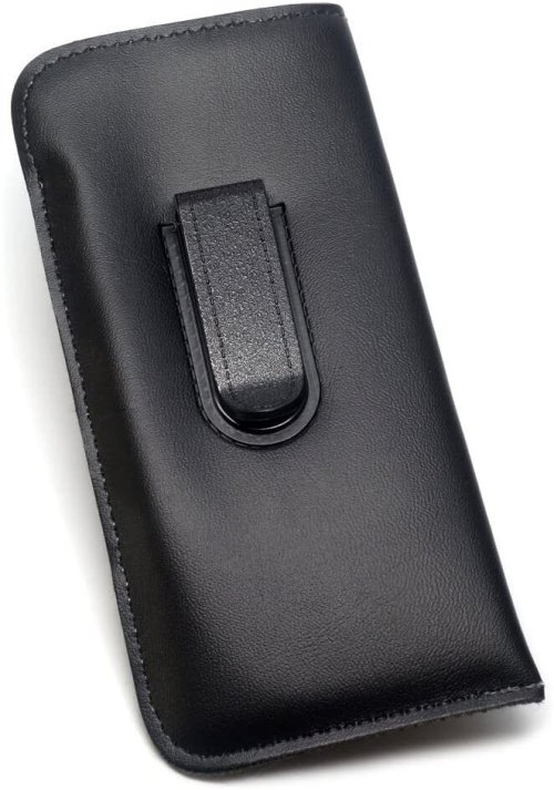 Black Leather Slip-in Eyeglass Holder