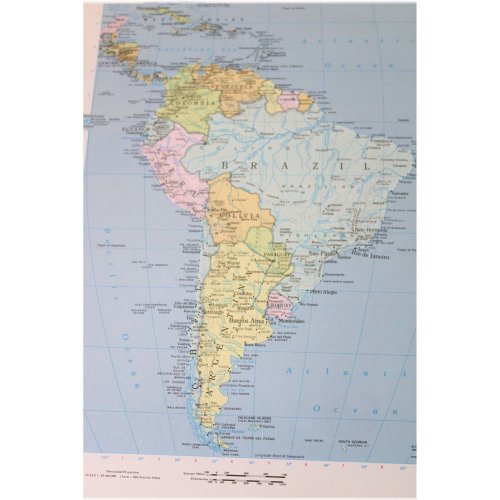 Vintage Brazilian Cartographic Atlas