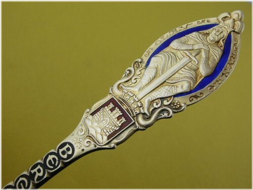 Nordic Viking Ship Silver Spoon