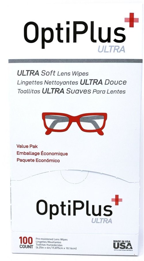 UltraSoft Lens Wipes - Pack of 100