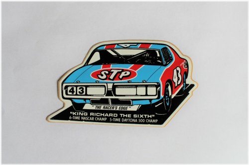 Vintage NASCAR Charger Decal - 1971 Richard Petty STP Design