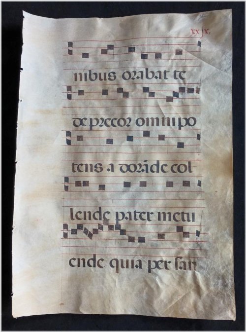 Ancient Chant Manuscript