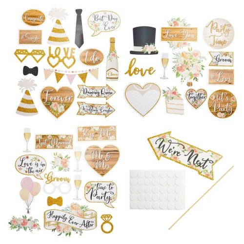 Love & Laughter Prop Set for Wedding Celebrations