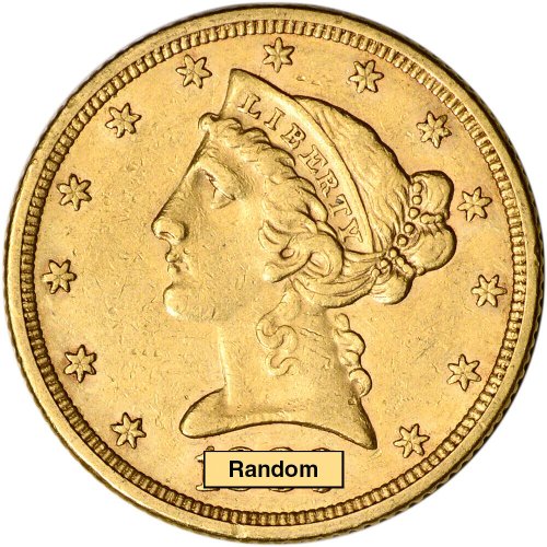 American Heritage Gold Half Eagle Coin - Pre-1933 Era