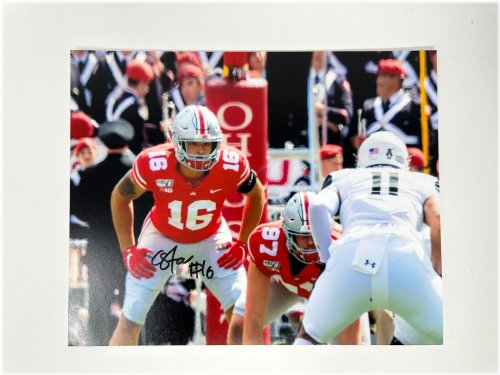 Buckeye Gridiron Memorabilia: Cade Stover Autographed Photo