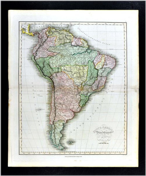 South American Explorer's Legacy Map