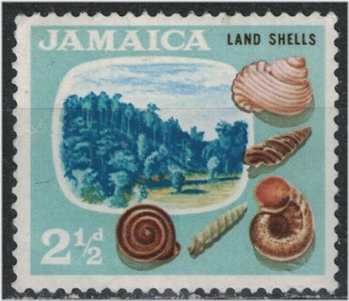 Island Treasures: Jamaican Land Shells Stamp Collection