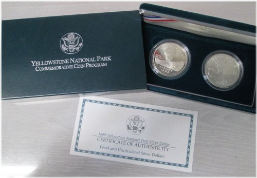 Yellowstone National Park Commemorative Coin Set