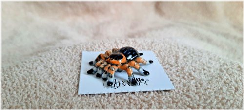 Silk Tarantula Miniature Figurine by Little Critterz