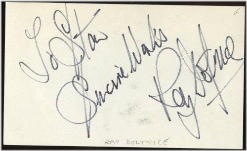 Roy Dotrice Signed Cut from Brief Lives Play