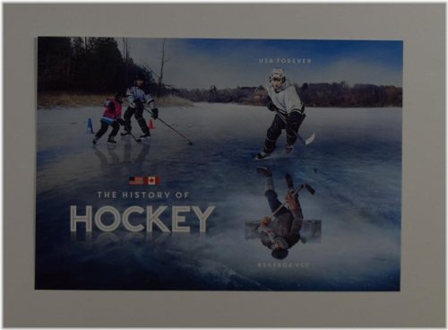 History of Hockey Souvenir Stamp Sheet