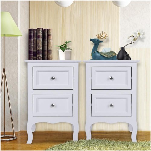 Double Drawer Bedside Tables