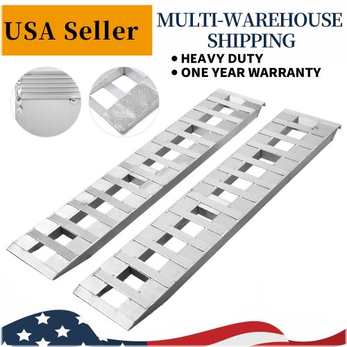 Aluminum Trailer Ramps with Hook Ends