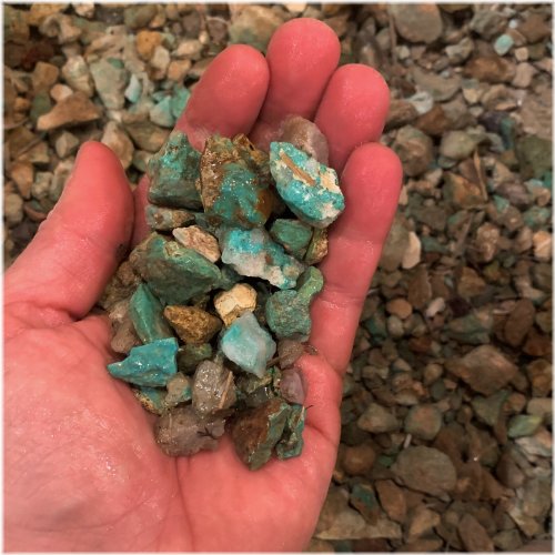 Turquoise Rough and Free Faceted Gemstone Bundle