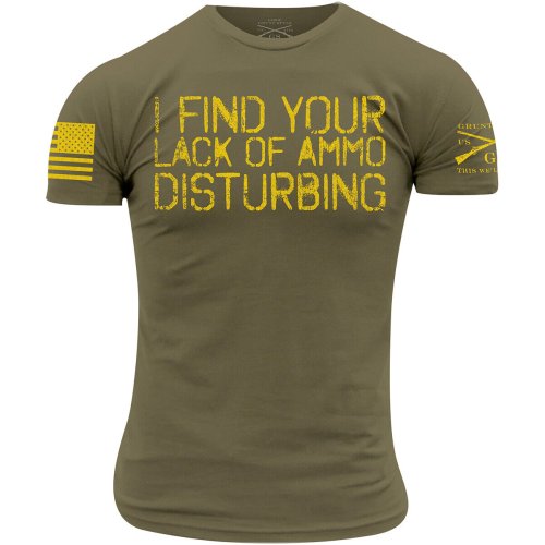 Military Green Lack Of Ammo T-Shirt