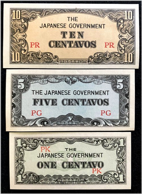 Pacific War Occupation Centavos Collection