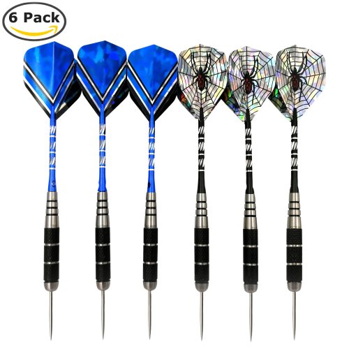 Precision Strike Dart Set - 2 Sets of Aluminum Shaft Barrels, 6PCS Total