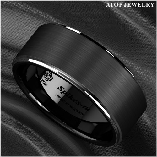 Midnight Horizon Tungsten Ring