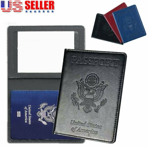 JourneySafe Leather Passport Wallet with RFID Blocking Technology