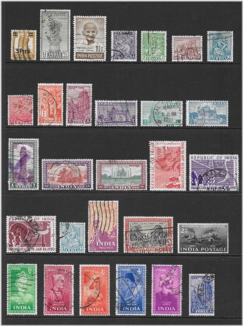 Colonial Era Indian Stamp Collection