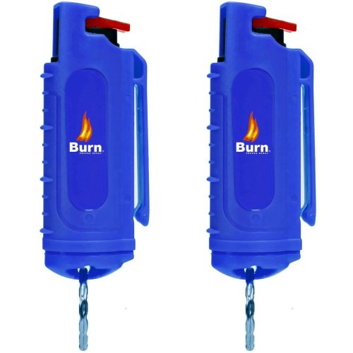 Twist Top Burn Pepper Spray Keychain Set