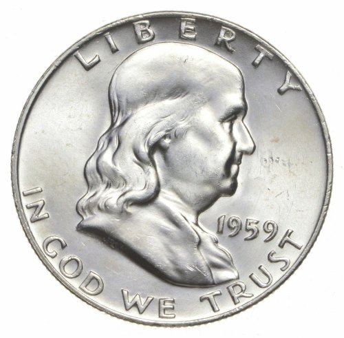 1959 D Franklin Half Dollar Gem BU