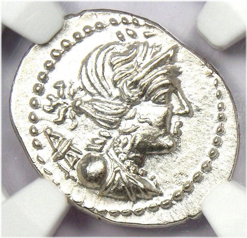 Gaulic Drachm Silver Coin 100 BC