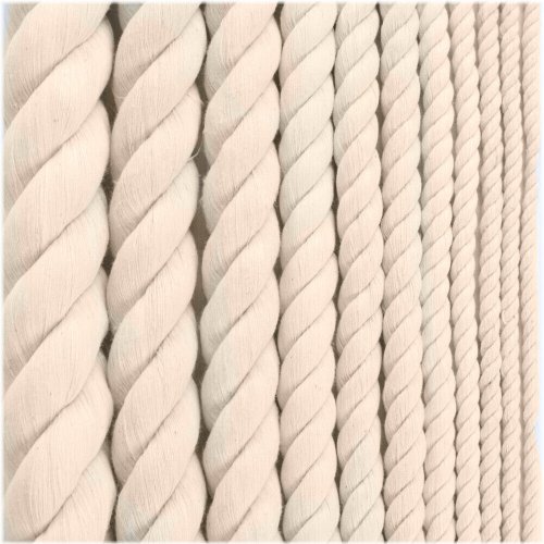 Natural Twist Cotton Rope by GOLBERG