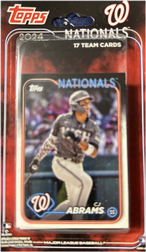 Washington Nationals 2024 Topps Factory Sealed Team Set - Jose Ferrer Rookie Card
