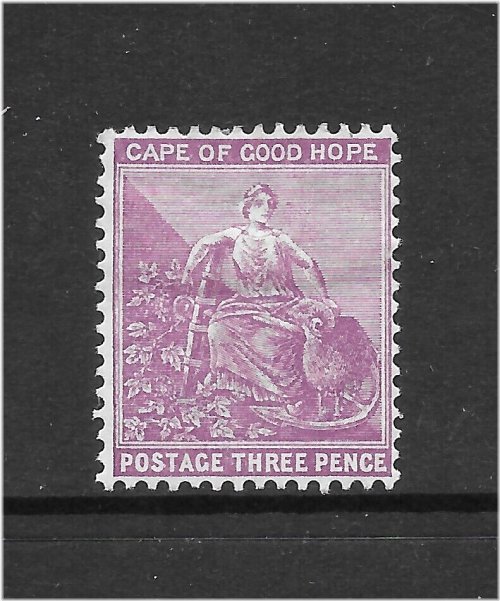 Red Violet Cape Stamp - 1898 Issue