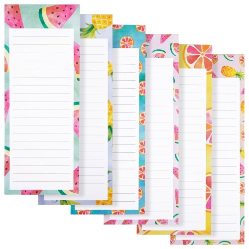 Magnetique Memo Pads - 6 Pack for Grocery Lists and To-Do's