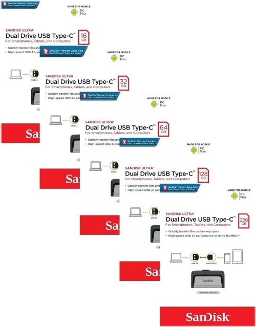 Ultra Dual TYPE-C USB Drive by SanDisk