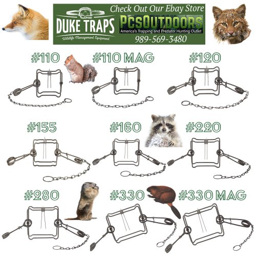 Wildlife Catch Traps - Various Sizes for Small and Large Game