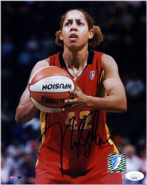 Connecticut Sun Autographed Glossy Photo by Nykesha Sales