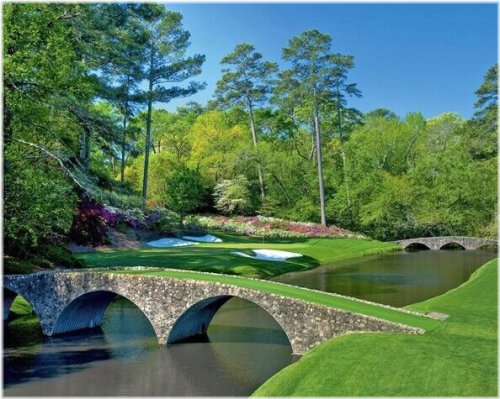 Augusta National Golf Coarse Hole 12 Souvenir Photo Print