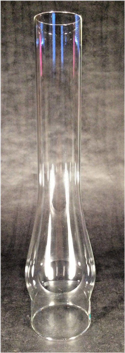 Clear Glass Oil Lamp Chimney for #2 Burners