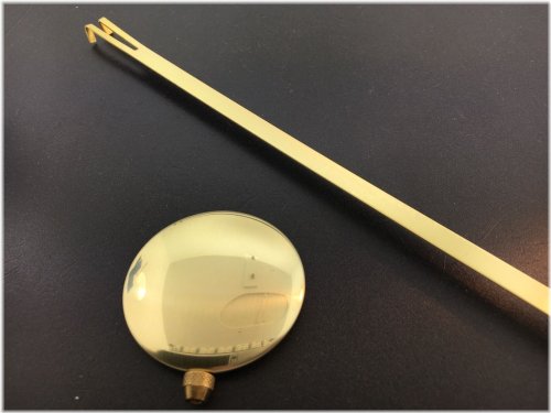 Adjustable Pendulum Bob for Quartz Clocks