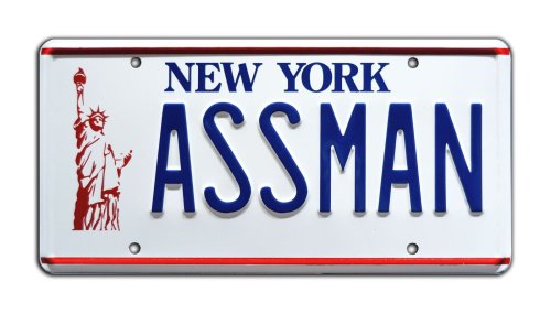 Kramer's Impala License Plate Replica