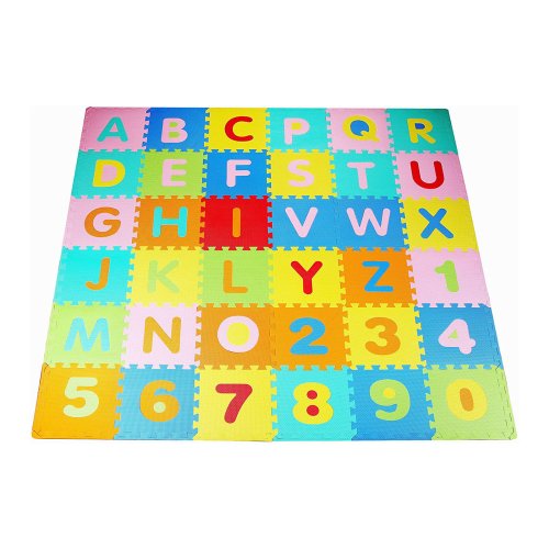 Colorful Letter Puzzle Foam Mats