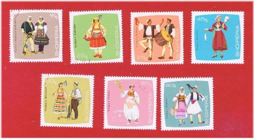 Albanian Cultural Heritage Stamps Collection