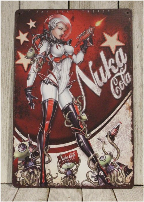 Rustic Fallout Gamer Art Plaque