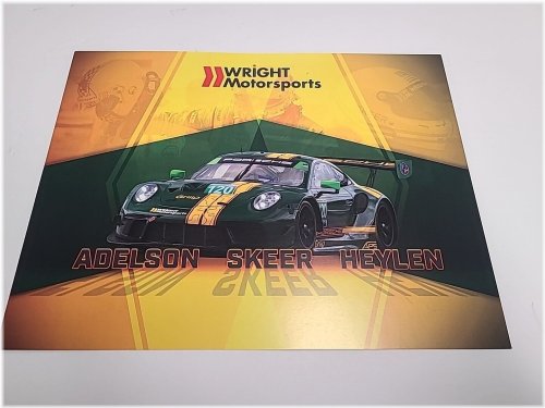 IMSA 12 Hours of Sebring Hero Card featuring Wright Motorsports Porsche 2024