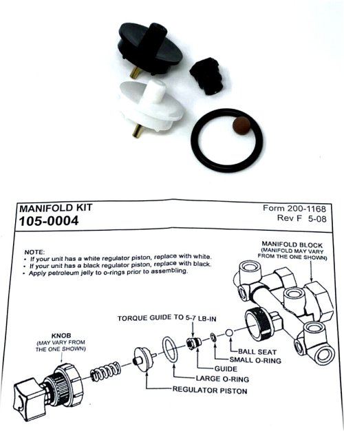 Air Regulator Repair Kit by Sanborn Coleman Powermate (OEM Part)