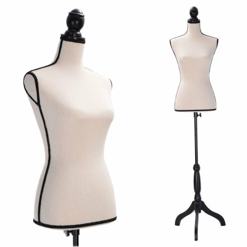 Beige Tripod Dress Form Display